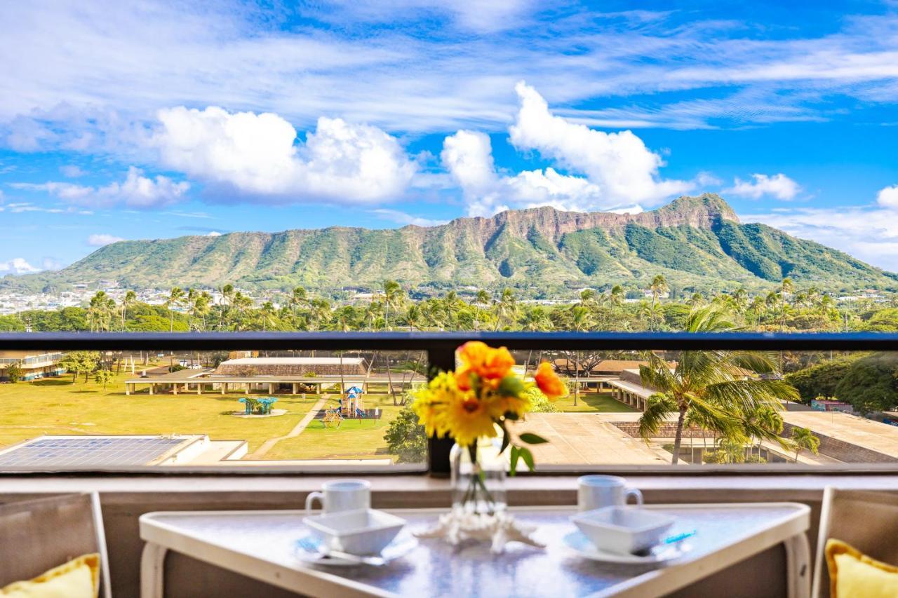 Great Diamond Head Views, 2Br Condo With Free Parking! Honolulu Bagian luar foto