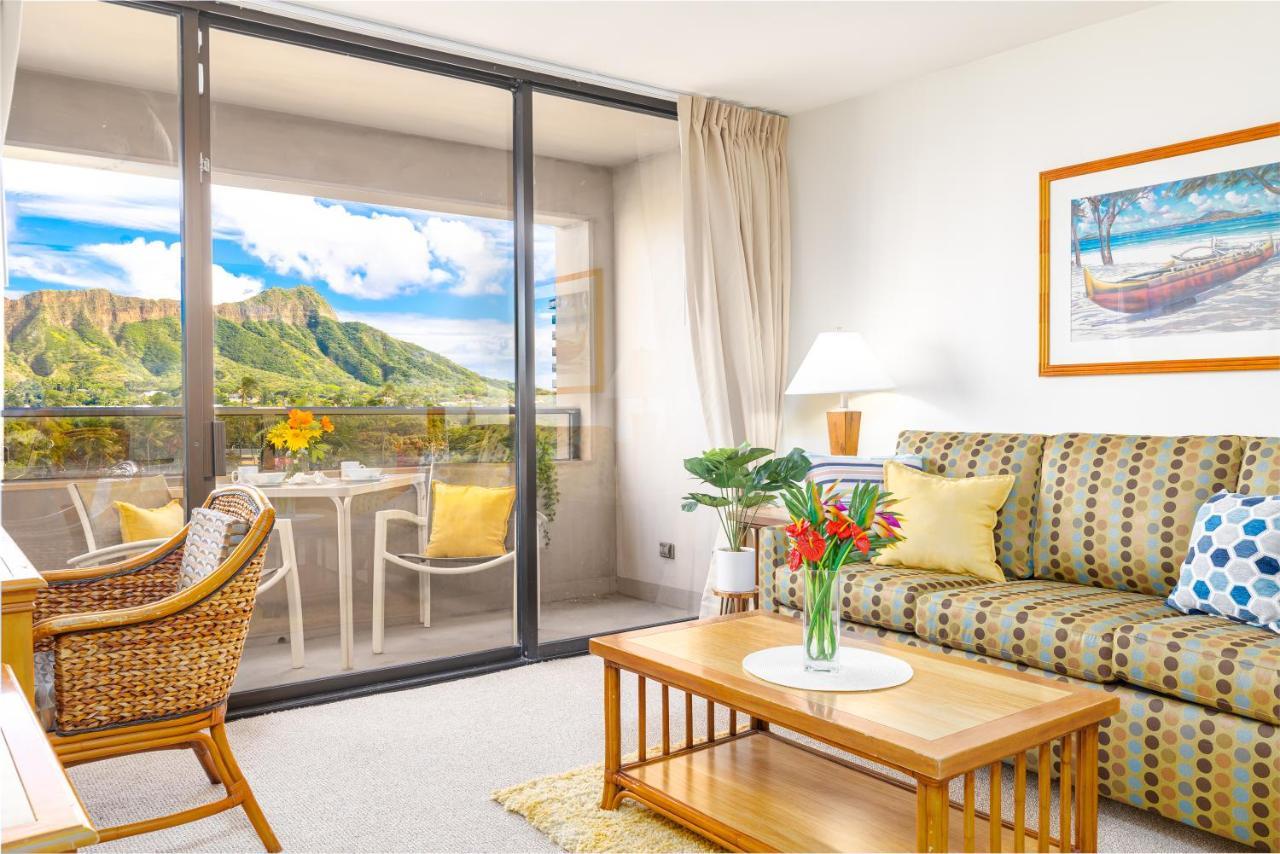 Great Diamond Head Views, 2Br Condo With Free Parking! Honolulu Bagian luar foto